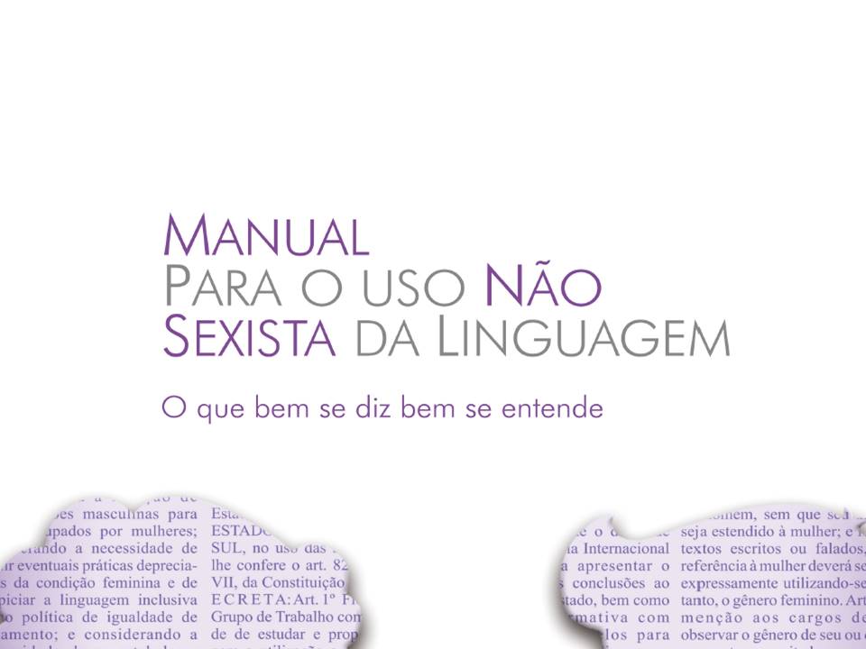 Manual para o uso não sexista da linguagem by Sistema de